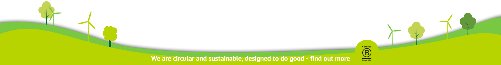 Ziffit BCorp Banner circular and sustainable